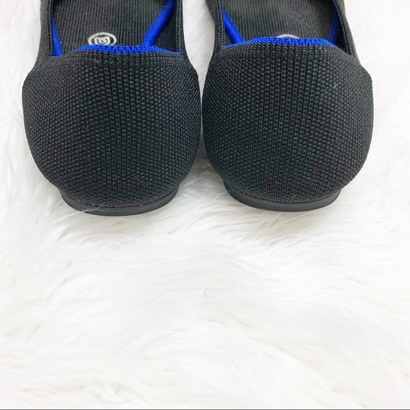 Rothy’s Rounded Toe Flats Solid Black Size 9 - Picture 6 of 7